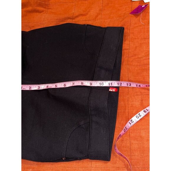Spanx Black Slim Fit Ankle Length Straight Leg Women's Pants Size L - Picture 9 of 11